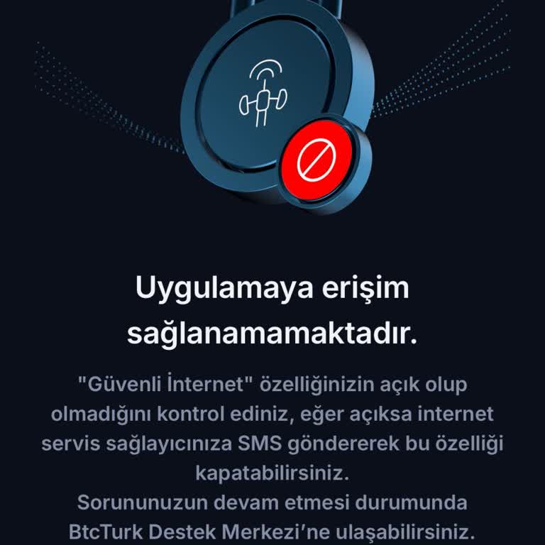 BTCTURK Uygulamasına Erişememe Endişesi!