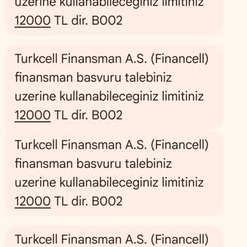 Turkcell Finansmanında Beklenmedik Limit Sorunu