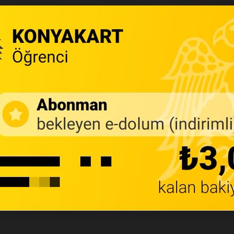 Öğrenci Kartı Abonman Yükleme Sorunu