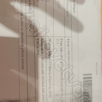 Kalitesiz Ayakkabı Ve Yetersiz Müşteri Hizmetleri