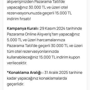 Pazarama Tatil Kampanyasında Kupon Mağduriyeti