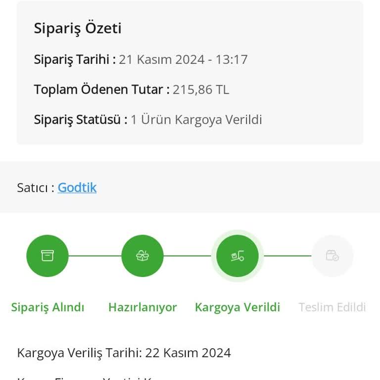 Godtik Öğretmenler Günü Hediyesi İçin Sipariş Ve Yaşanan Sorunlar!