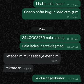 Geciken İade Süreci Ve Yanıltıcı Ürün Deneyimi
