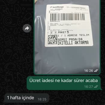 Geciken İade Süreci Ve Yanıltıcı Ürün Deneyimi