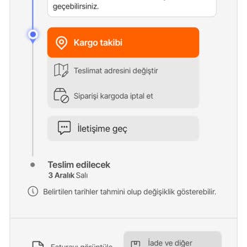 Hepsiburada Siparişimde Kargo Gecikmesi Ve İletişim Sorunu