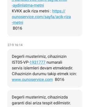Telefonumun Kayıp Durumu Ve İlgisizlik