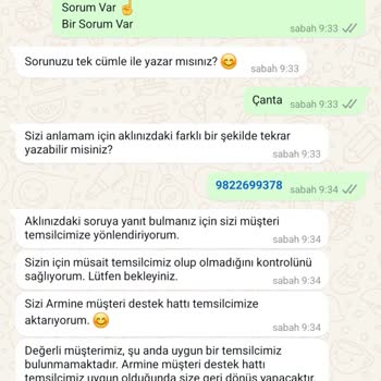 Kayıp Çanta Ve Ulaşılamayan Müşteri Hizmetleri