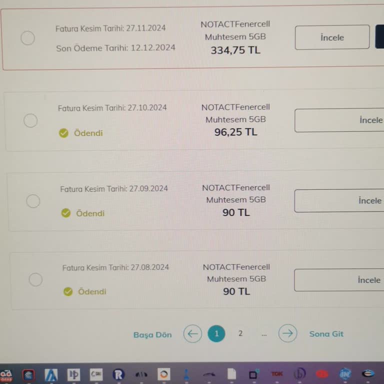 Fenercell Tarifesi Değişikliği Ve Haksız Ücret Talebi