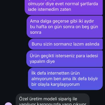 İki Aydır Beklenen Ürün Ve İade Sorunu