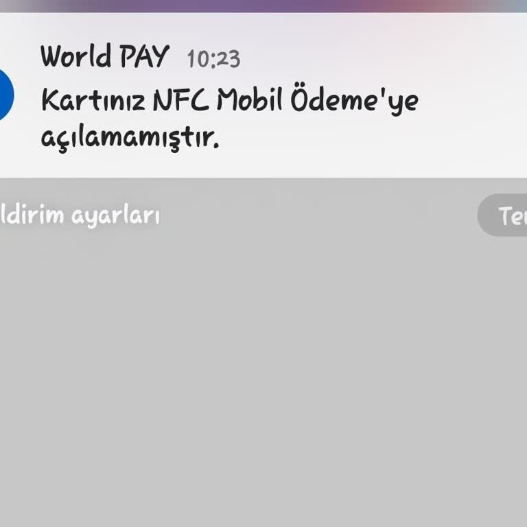 Yapı Kredi Word Kart NFC Sorunu Ve Çözüm Arayışı