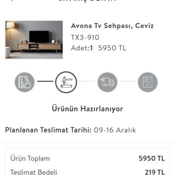 Vivense'den Sipariş Sorunu: Ürün Kargolanmadı Ve Müşteri Hizmetlerine Ulaşamıyorum