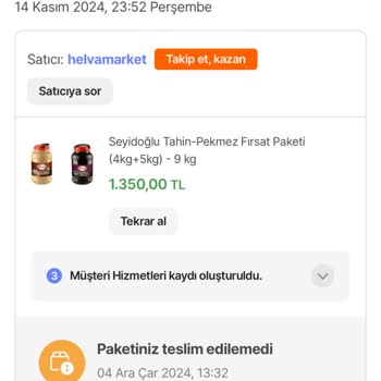 Hepsiburada'da Teslim Edilmeyen Ürün Ve İptal Sorunu