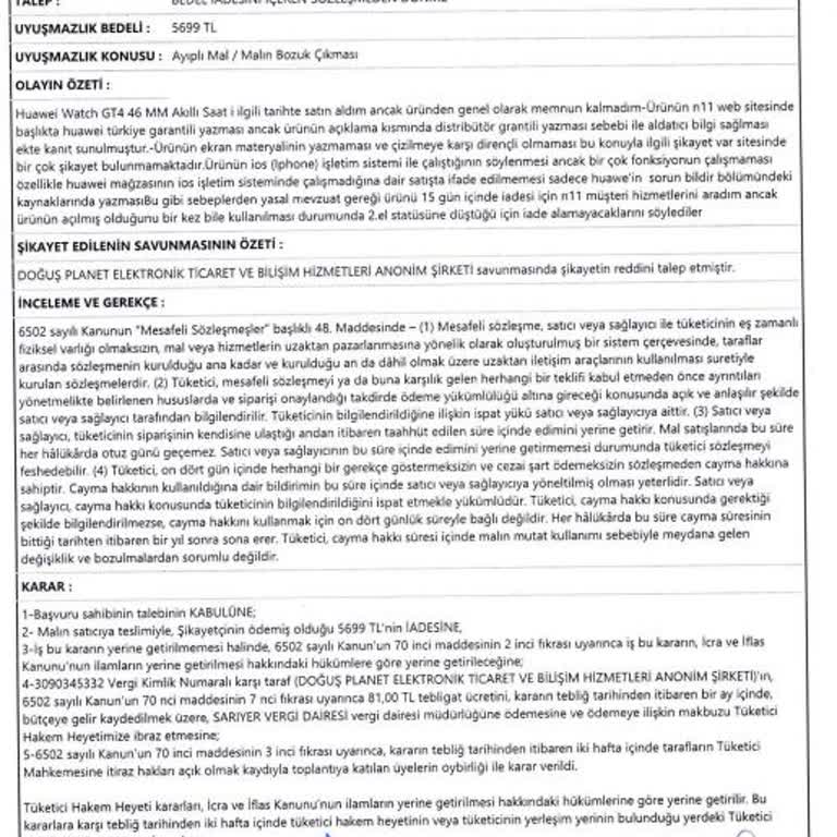 İade Talebine Red: Tüketici Hakları İhlali