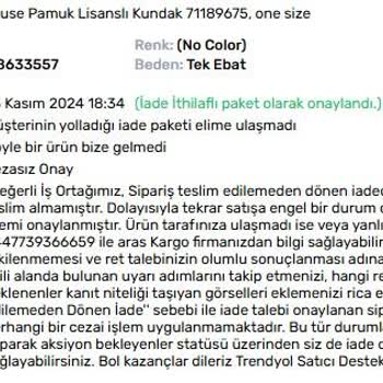 Teslim Edilemeyen Ürünler Ve Yanıltıcı Takip Bilgileri