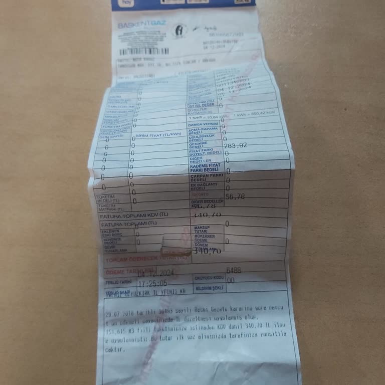 Başkent Gaz'da Anlam Verilemeyen Düzeltme Borçları