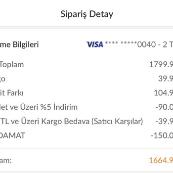 İptal Edilen Sipariş Ve Yanıltıcı Fiyatlandırma