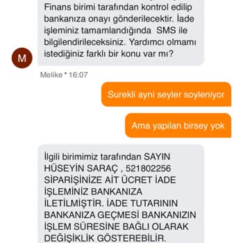 Migros Sanal Market İade Sürecinde Yaşanan Sorunlar