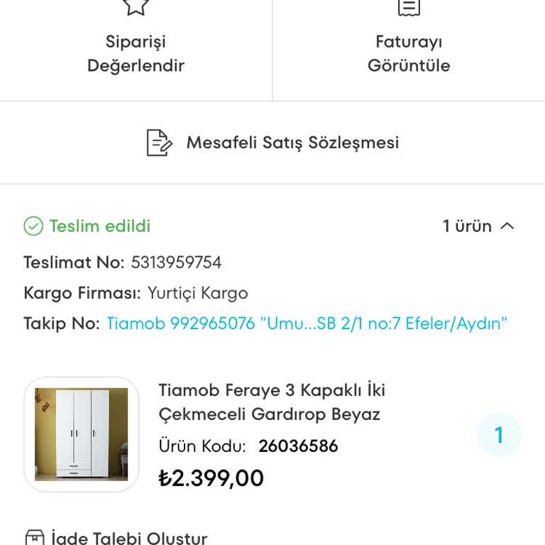 Yanlış Ürün Ve İade Sorunlarıyla Mağduriyet
