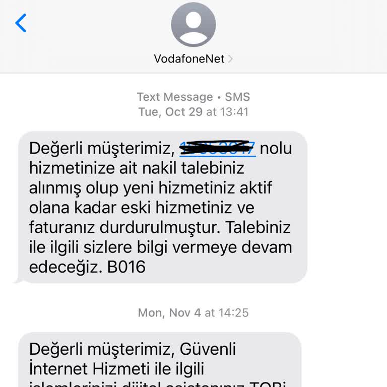 Vodafone'un Nakil Çilesi: Çözüm Bekliyorum!
