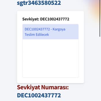 Kayıp Sipariş Ve İletişim Sorunu