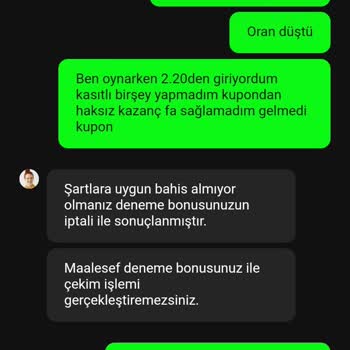 Bonus İptali Ve Haksız Kazanç İddiası