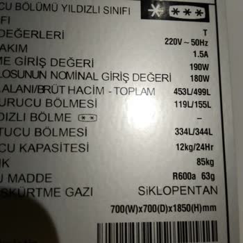 Garanti Süresinde Sürekli Arıza Yapan Buzdolabı Ve Yüksek Servis Ücretleri