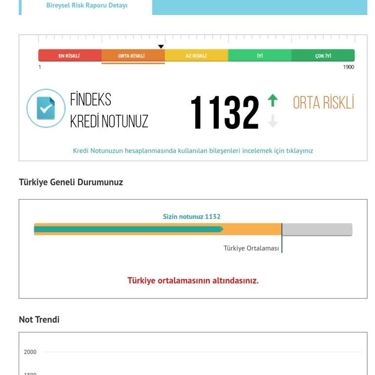 Findeks Kredi Notu Yanlış Gruplandırma Sorunu