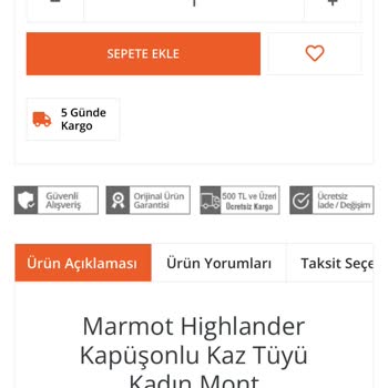 Stokta Olmayan Ürünler İçin Yanıltıcı Satış Deneyimi