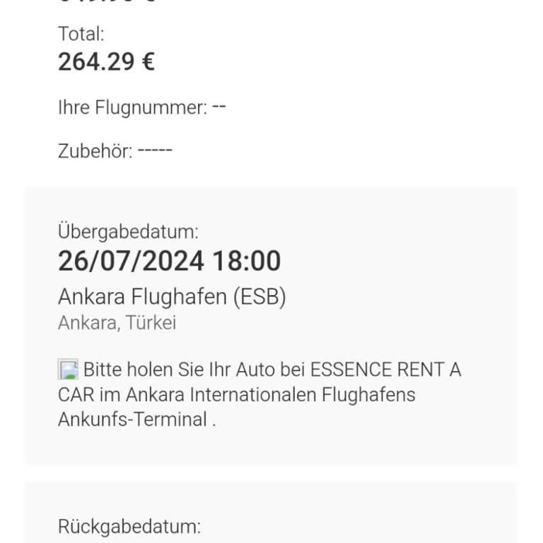 Essence Rent A Car İle Hüsran Dolu Kiralama Deneyimi