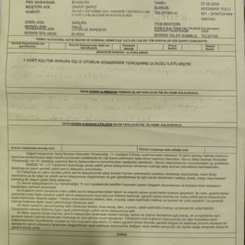 Teşhir Ürünü Olarak Teslim Edilen Mobilya Ve İade Sorunu