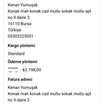 Siparişim Gelmedi Ve İletişim Kuramıyorum