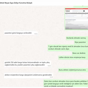 Ürün Teslimatı Ve Para İadesi Sorunu