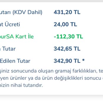 Yanıltıcı Teslimat Ücreti Bilgilendirmesi