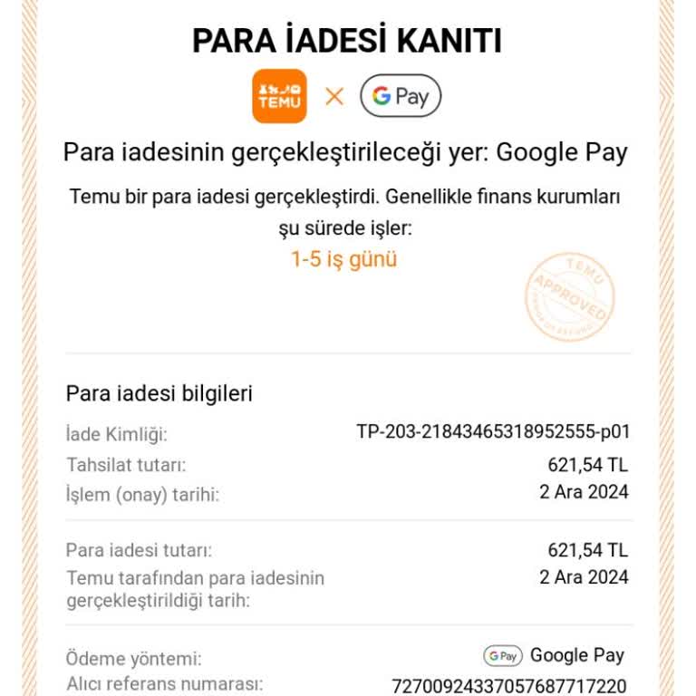 İade Tutarı Hesabıma Geçmedi: Acil Çözüm Bekliyorum