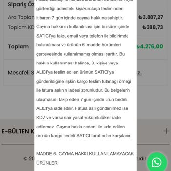 İade Hakkının İhlali: Şehrimoda Butik'te Yaşanan Sorun