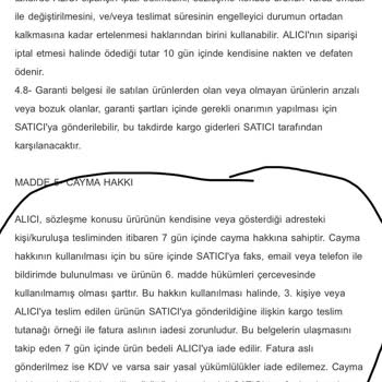İade Hakkının İhlali: Şehrimoda Butik'te Yaşanan Sorun