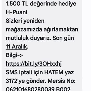 Yanıltıcı Hediye Puan Mesajı