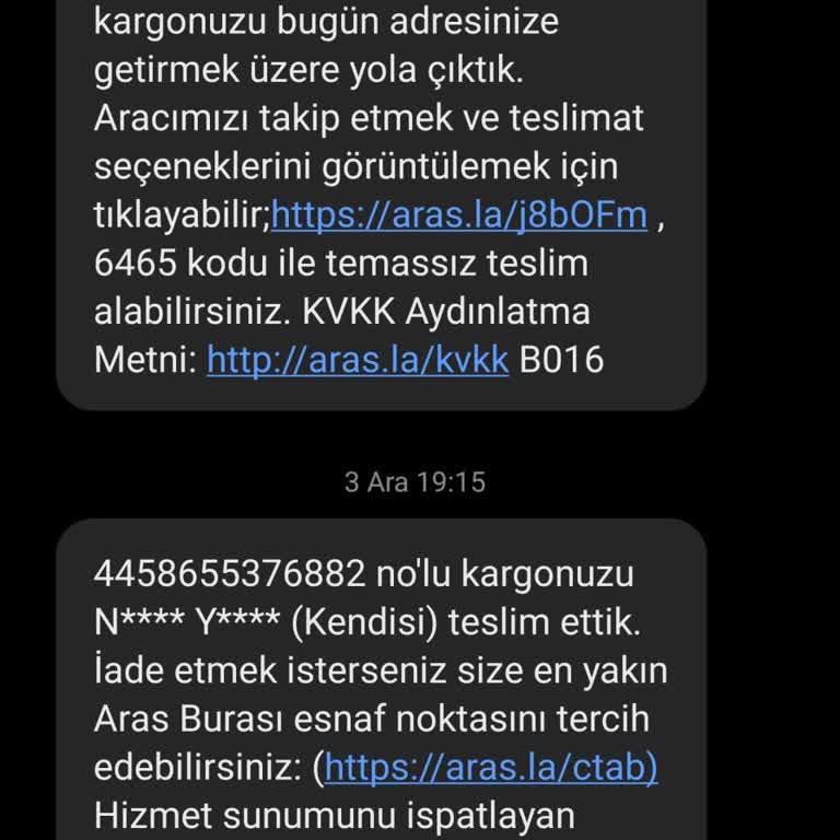 Kargo Teslimat Sorunu Ve İlgisizlik