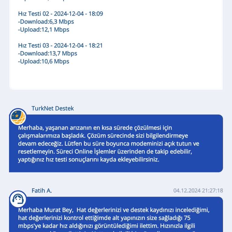 İnternet Hızı Ve Fatura Sorunlarıyla Başım Dertte