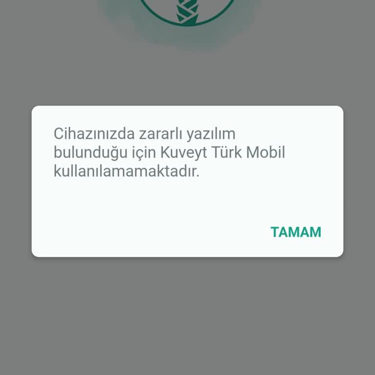 Kuveyt Türk Mobil Uygulamasına Erişim Sorunu