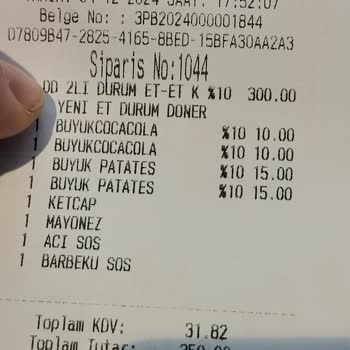 Van AVM'deki Usta Döner'de Fiyat Yanıltmacası Ve Saygısız Hizmet