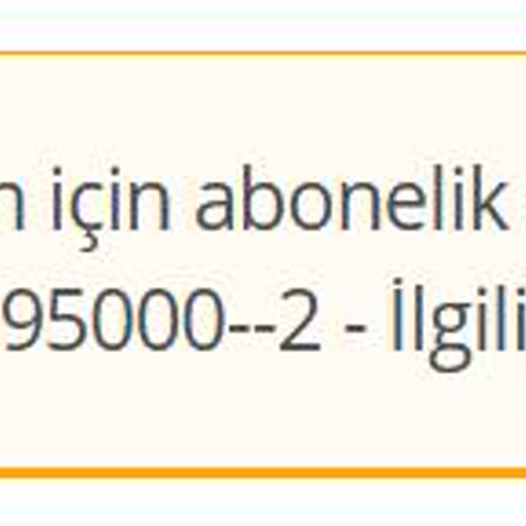 E-devlet Elektrik Aboneliği Hatası Çözülmüyor