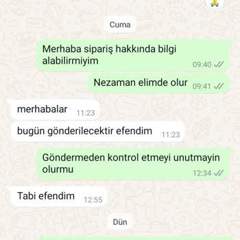 Sipariş Sorunu Ve Yanıltıcı Bilgilendirme