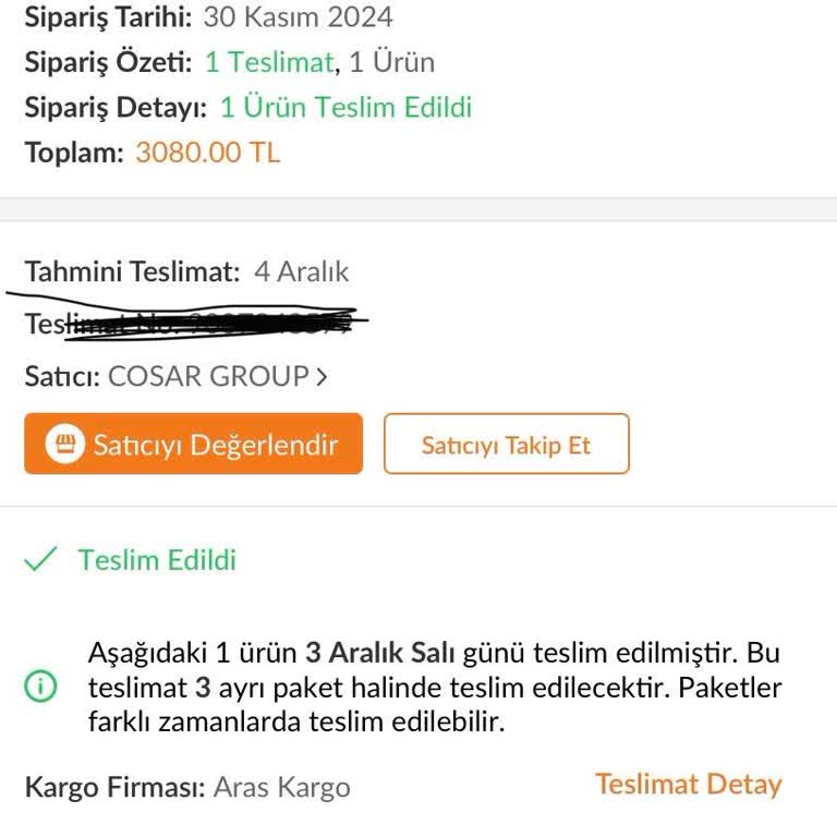 Kayıp Kargo Ve İletişim Sorunu