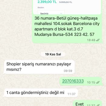 Siparişim Gönderilmedi Ve İletişim Kurulamıyor