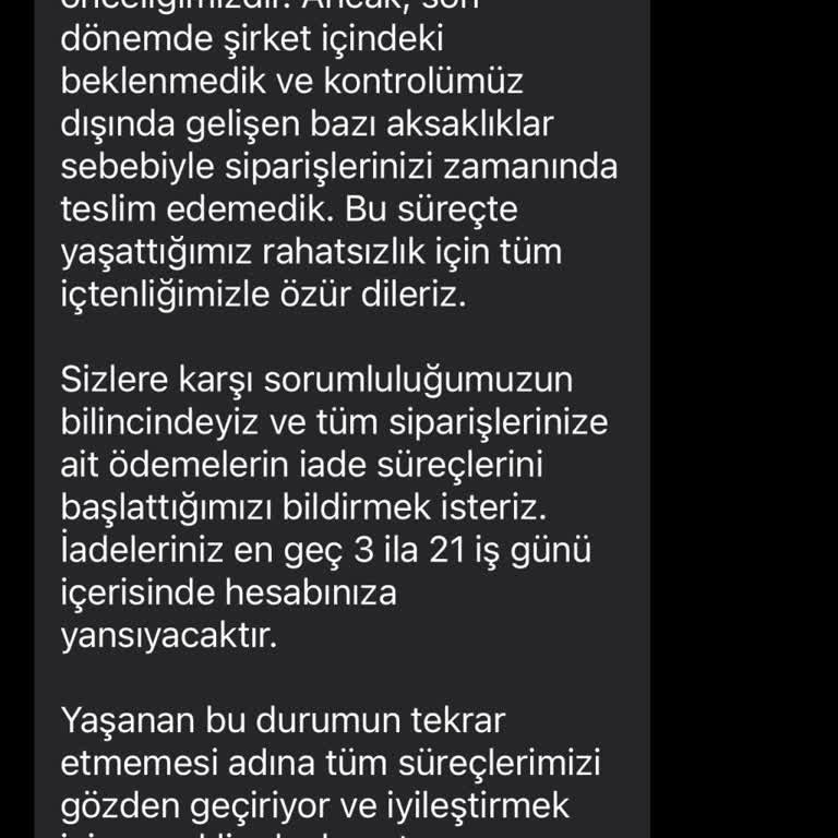 İade Sürecinde İletişim Sorunu Ve Endişe
