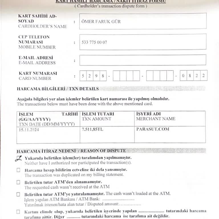 Paraşüt Uygulamasıyla Yaşadığım Beklenmedik Sorunlar