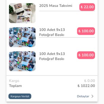 Kargoda Kaybolan Kişisel Fotoğraf Çıktıları İçin Acil Çözüm Talebi