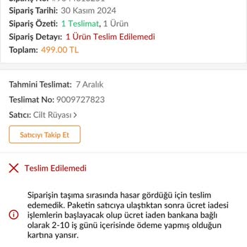 Trendyol İndiriminden Alınan Ürün Kargoda Hasar Gördü Ve Mağduriyet