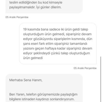 Hepsiburada: Teslim Edilmeyen Kargonun Yanlış Teslimat Bildirimi